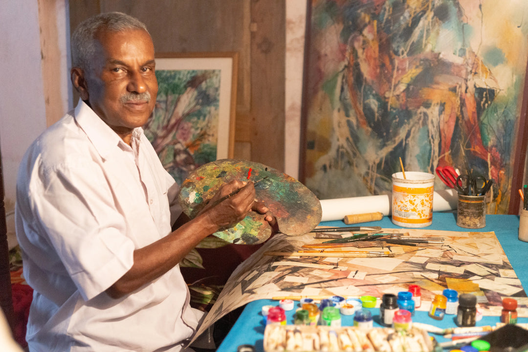 Joseph Kattithara- Acrylic and Oil artist from Kochi